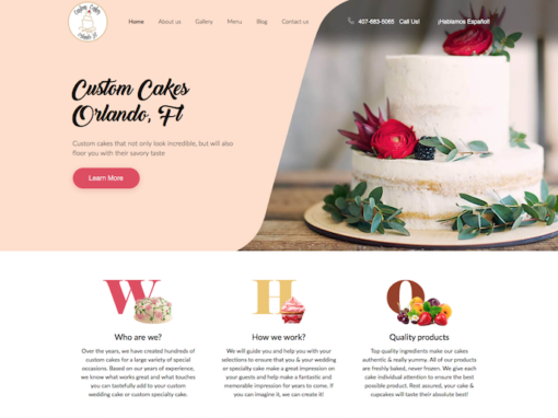Custom Wedding Cake Design | Special Treats By Tanya | Orlando, FL