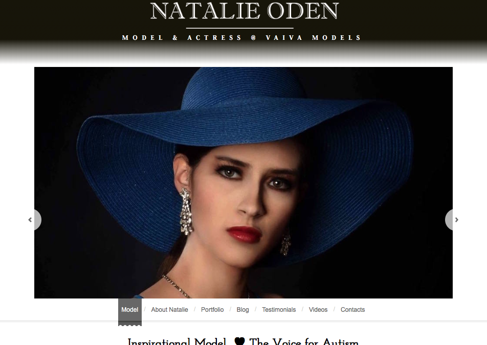 Fashion Model Portfolio Website